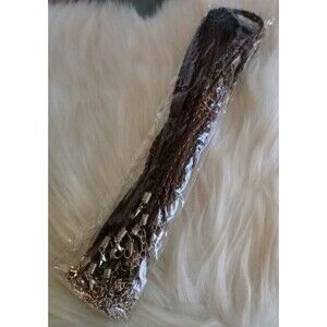 20 New Braided Faux Leather Necklace Cord for Pendants Brown 17" + Extender